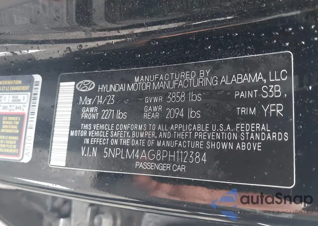 5NPLM4AG8PH112384: 42265972