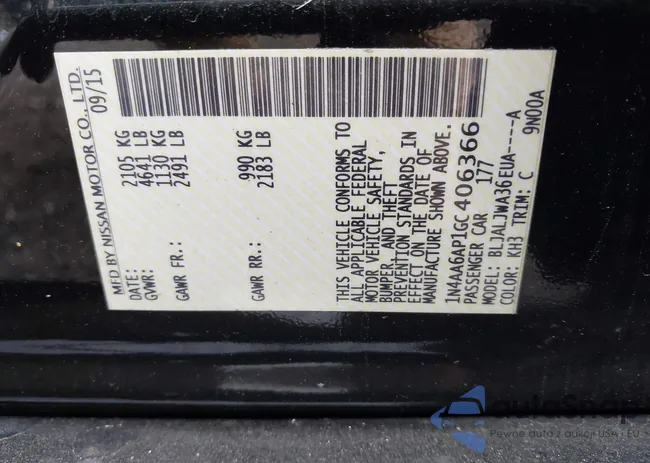 1N4AA6AP1GC406366: 42266174