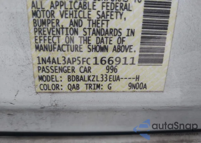 1N4AL3AP5FC166911: 42267800