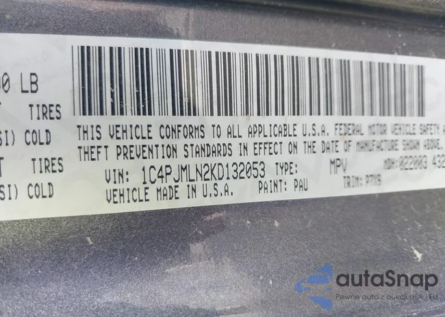 1C4PJMLN2KD132053: 42267878