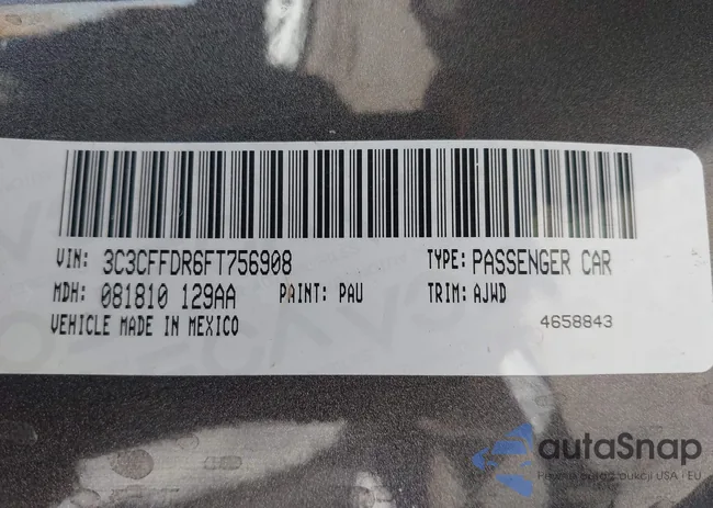 3C3CFFDR6FT756908: 42267023