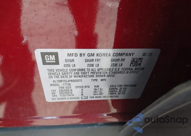 KL79MTSL4PB005072: 42267081