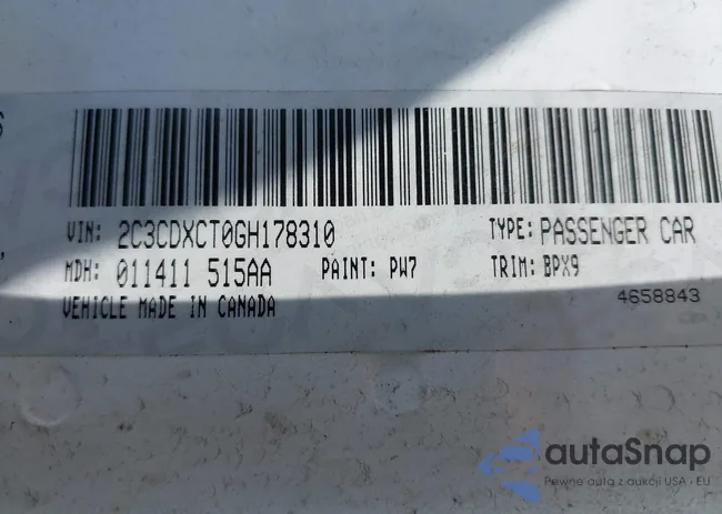 2C3CDXCT0GH178310: 42268624