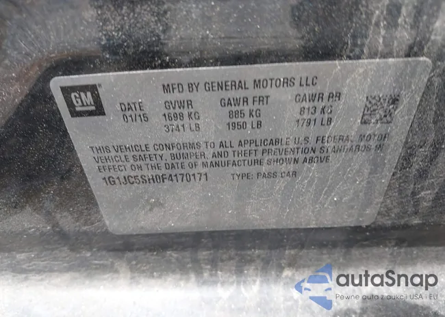 1G1JC5SH0F4170171: 42268687