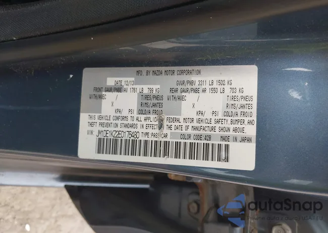 JM1DE1KZ2E0176480: 42268767