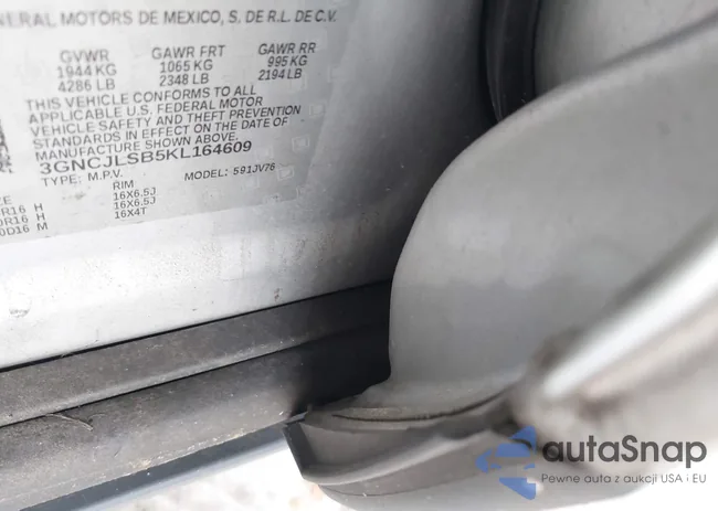 3GNCJLSB5KL164609: 42267983