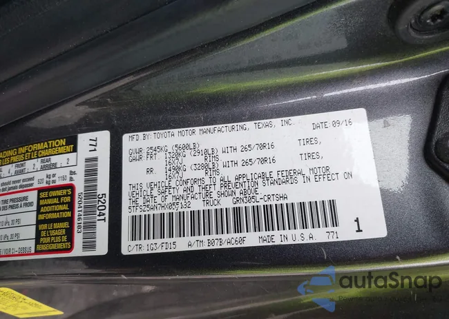 5TFSZ5AN7HX055182: 42268024