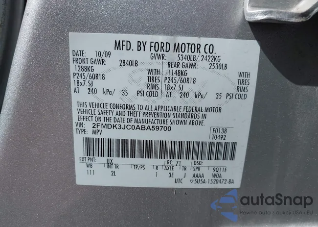 2FMDK3JC0ABA59700: 42268030