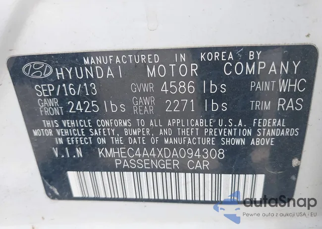 KMHEC4A4XDA094308: 42268131