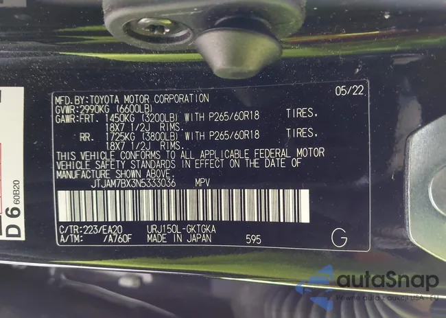 JTJAM7BX3N5333036: 42269373