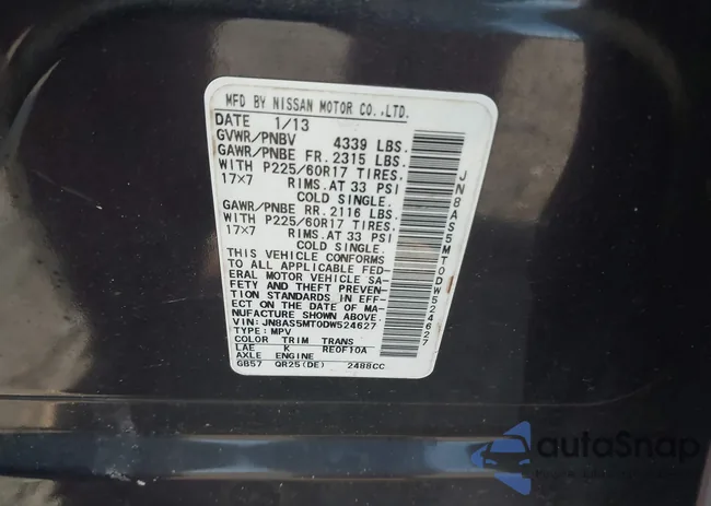 JN8AS5MT0DW524627: 42269623