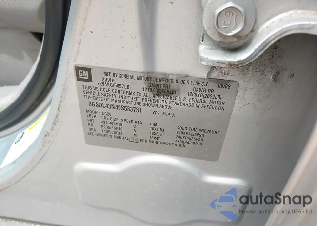 3GSDL43N49S533731: 42269724