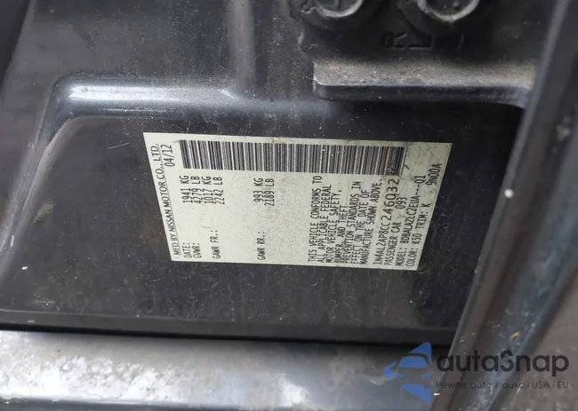 1N4AL2AP8CC246032: 42269029