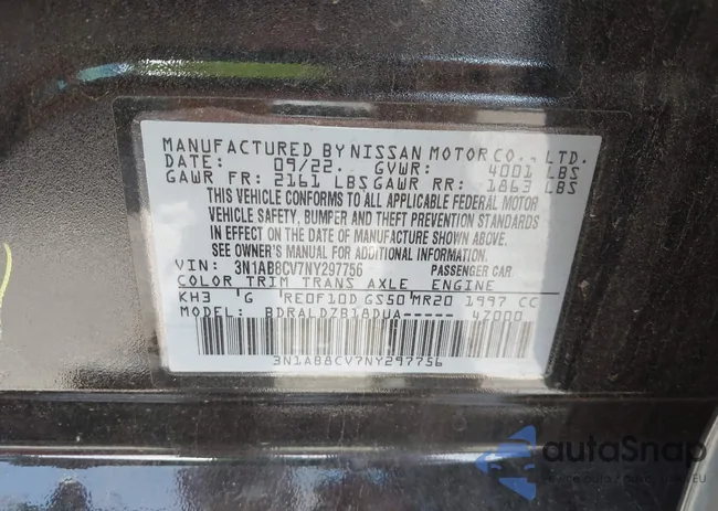 3N1AB8CV7NY297756: 42270420