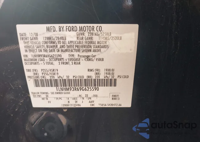 1LNHM93R69G625590: 42270653