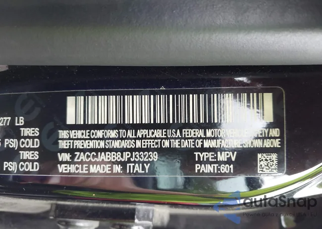 ZACCJABB8JPJ33239: 42270008