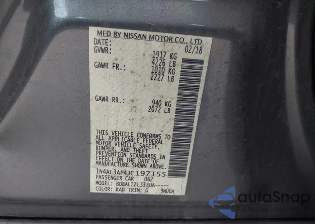 1N4AL3AP4JC197155: 42270046