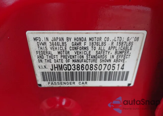 JHMGD38608S070514: 42271642