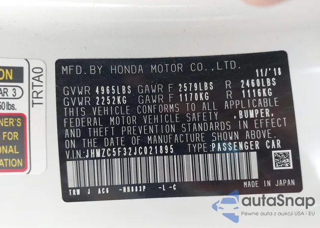 JHMZC5F32JC021895: 42271764