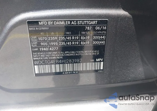 WDCTG4EB4HJ283982: 42271860