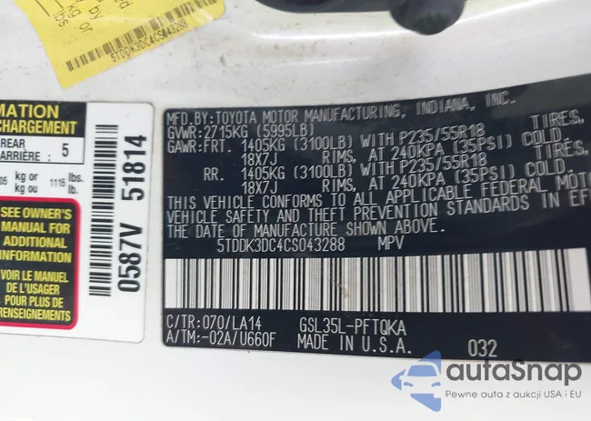 5TDDK3DC4CS043288: 42271108