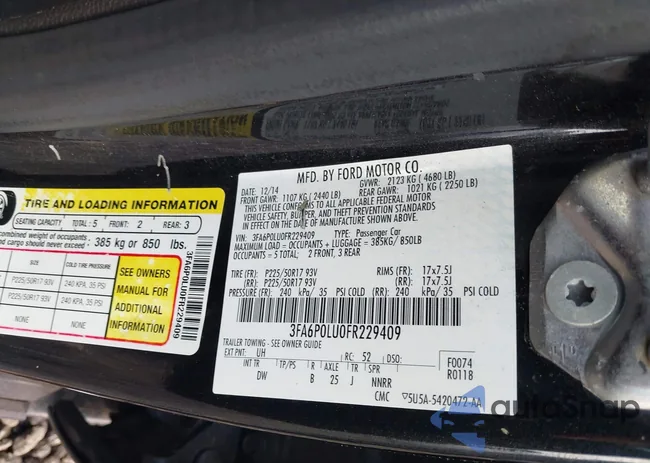 3FA6P0LU0FR229409: 42272404