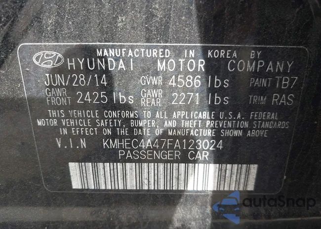 KMHEC4A47FA123024: 42272498