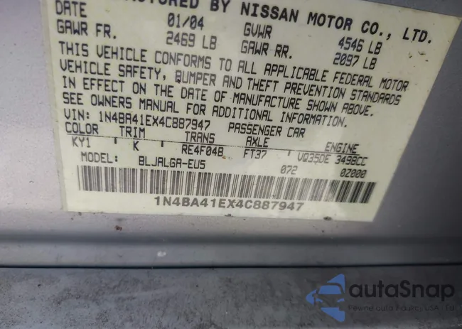 1N4BA41EX4C887947: 42272174