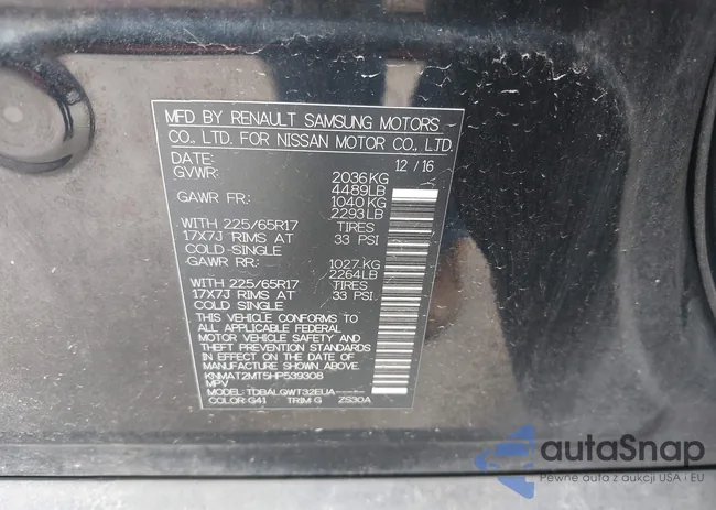 KNMAT2MT5HP539308: 42272280