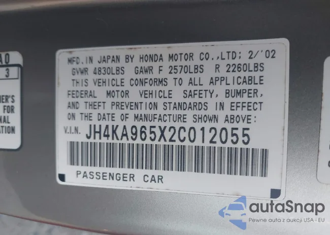 JH4KA965X2C012055: 42273551