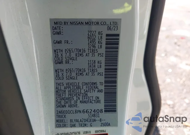 1N6ED1CL8PN662408: 42273671