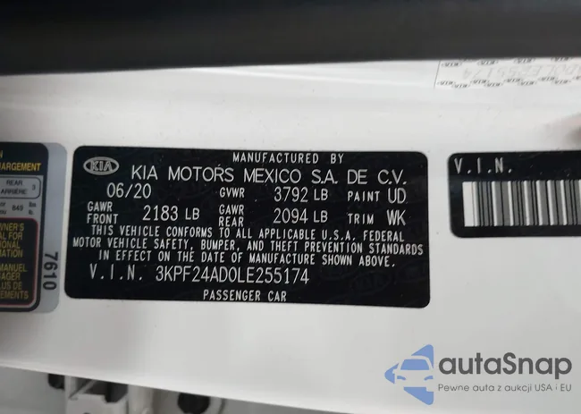 3KPF24AD0LE255174: 42273738