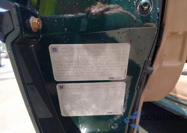 1G1YY32PXR5104737: 42273777