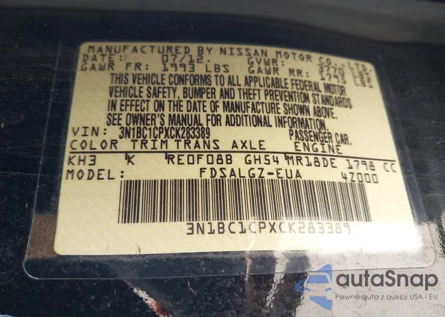 3N1BC1CPXCK283389: 42273047