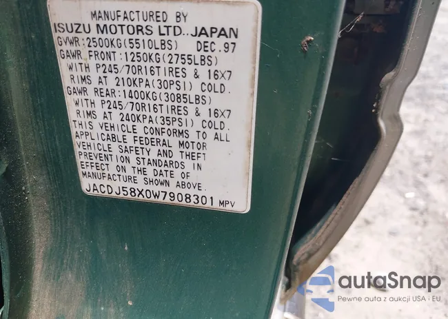 JACDJ58X0W7908301: 42274490