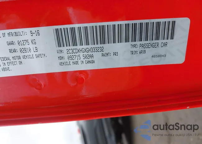 2C3CDXHGXGH333232: 42274715