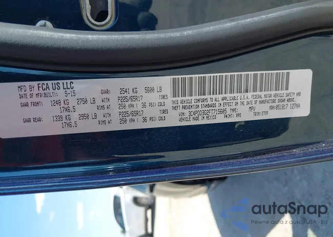 3C4PDDBG2FT715605: 42274849