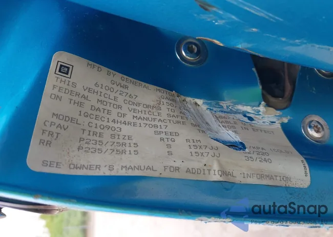 1GCEC14H4RE170817: 42273877