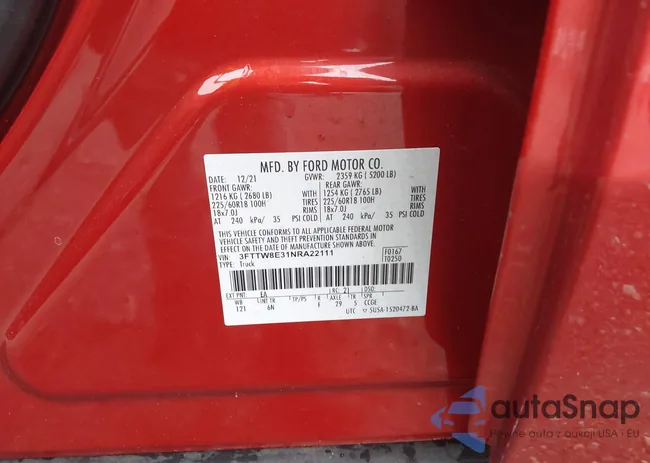 3FTTW8E31NRA22111: 42273977