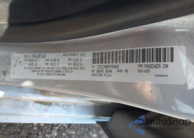 1C3CCCAB8FN759033: 42274107