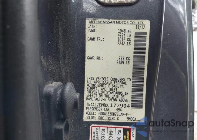 1N4AL2EP0DC177994: 42274149