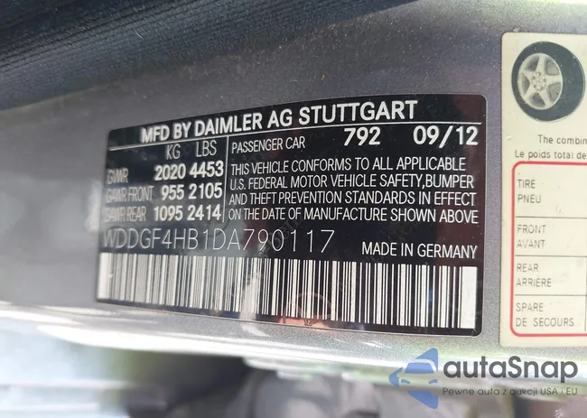 WDDGF4HB1DA790117: 42275455