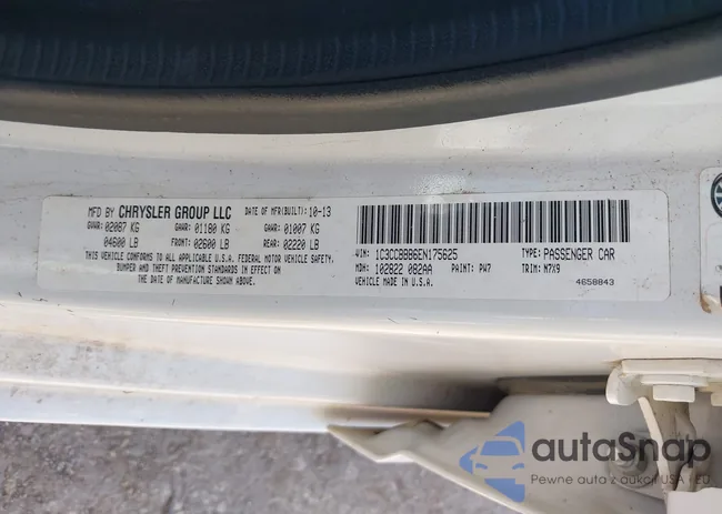 1C3CCBBB6EN175625: 42275517