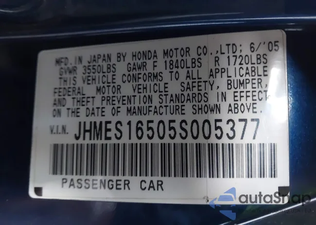 JHMES16505S005377: 42275633