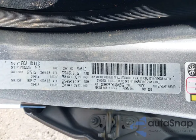 1C6SRFFTXLN101550: 42275672