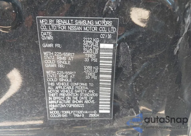 KNMAT2MV7GP658221: 42275768