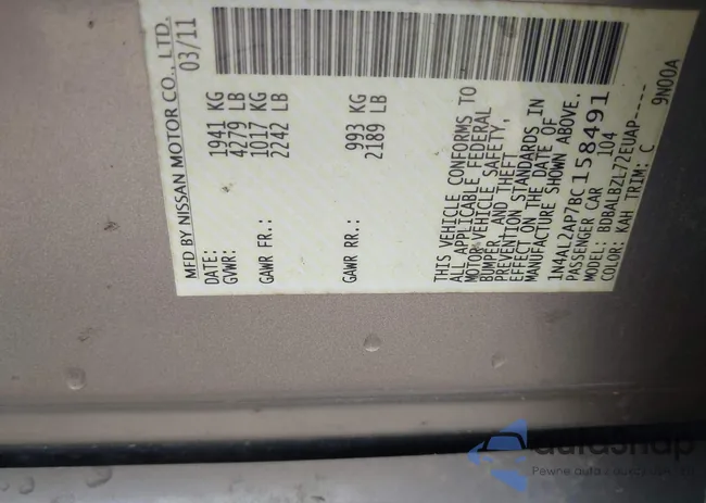 1N4AL2AP7BC158491: 42275778