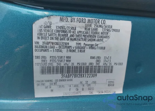 2FABP7BV2BX122309: 42276479