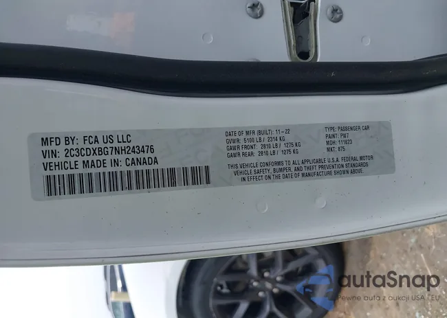 2C3CDXBG7NH243476: 42276771