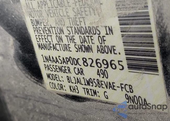 1N4AA5AP0DC826965: 42276776